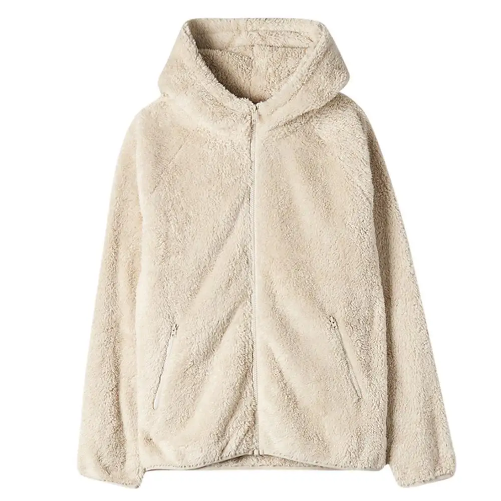 Plush Fleece Coat Plus Size Women Winter Fluffy 2019 Solid Long Sleeve Hooded Zipper Fake Fur Wollen Coat Female Overcoat
Plush Fleece Coat Plus Size Women Winter Fluffy 2019 Solid Long Sleeve Hooded Zipper Fake Fur Wollen Coat Female Overcoat
