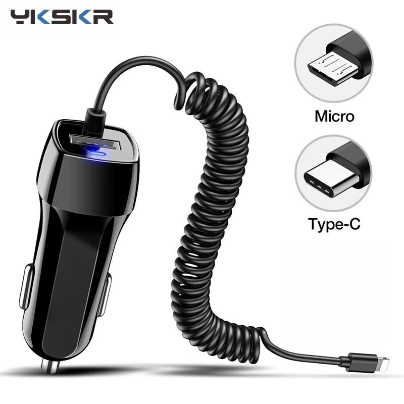 Car Charger With USB Cable Quick Charger 3.0 For Samsung S10 S9 S8 Car charging For xiaomi Micro Type C Fast Cable Phone Charger
Car Charger With USB Cable Quick Charger 3.0 For Samsung S10 S9 S8 Car charging For xiaomi Micro Type C Fast Cable Phone Charger