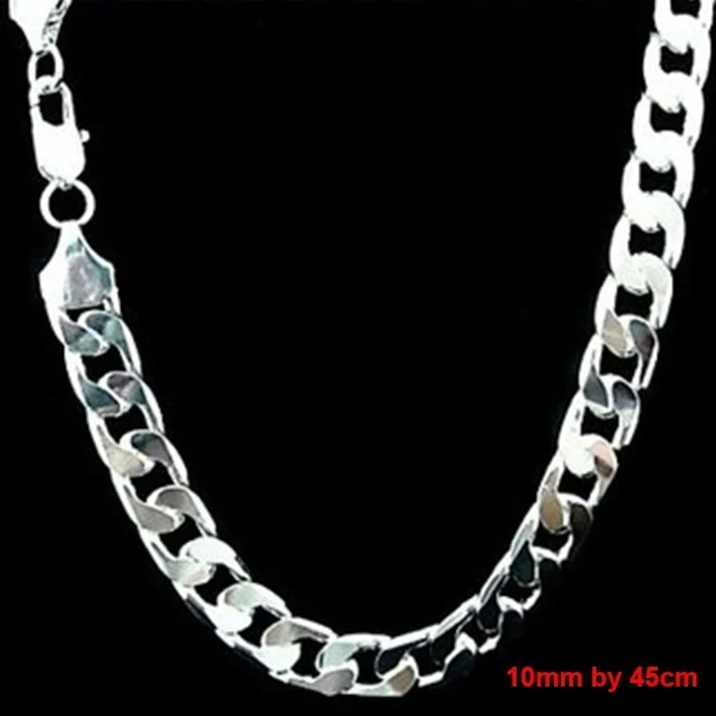 (Width 7 MM) Silver necklace for men 22 inch sterling silver chain necklace FASHION men JEWELRY
(Width 7 MM) Silver necklace for men 22 inch sterling silver chain necklace FASHION men JEWELRY