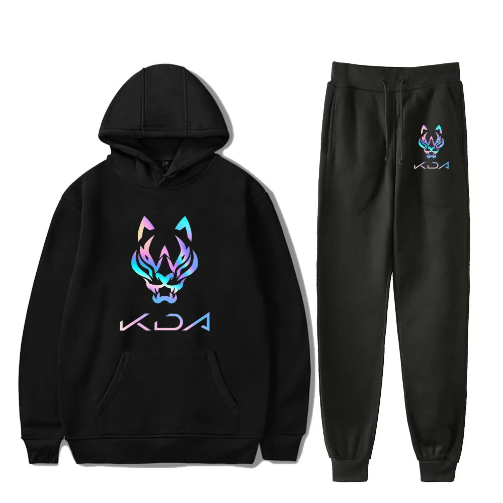 2021 New Kda The Baddest Harajuku Printed Spirited Style Jogger Sweatshirt Sets Sports Hoodies Sweatshirts+pants Two Piece Sets
2021 New Kda The Baddest Harajuku Printed Spirited Style Jogger Sweatshirt Sets Sports Hoodies Sweatshirts+pants Two Piece Sets