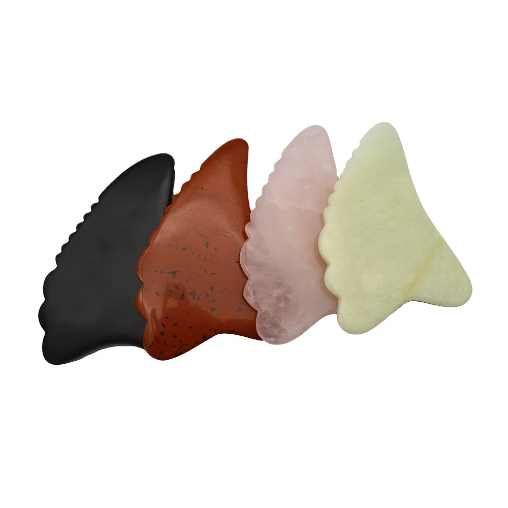 Natural Wing Shape Pink Rose Quartz Gua Sha Massage Tools Guasha Massager for Face Spa
Natural Wing Shape Pink Rose Quartz Gua Sha Massage Tools Guasha Massager for Face Spa