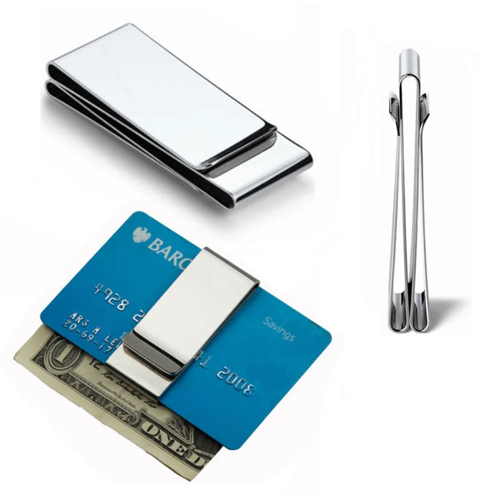 Тонкий двухсторонний зажим для денег из нержавеющей стали, металлический зажим для банкнот, бумажник для кредитных карт, зажим для визиток, ... 
Тонкий двухсторонний зажим для денег из нержавеющей стали, металлический зажим для банкнот, бумажник для кредитных карт, зажим для визиток, ...
