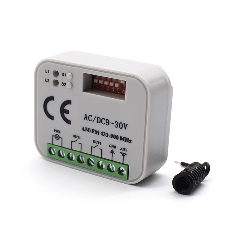 10PCS 300-900MHZ 9-30V Remote Garage receiver For BENINCA BERNER HORMANN MARANTEC SOMMER 868mhz remote control 433mhz
10PCS 300-900MHZ 9-30V Remote Garage receiver For BENINCA BERNER HORMANN MARANTEC SOMMER 868mhz remote control 433mhz