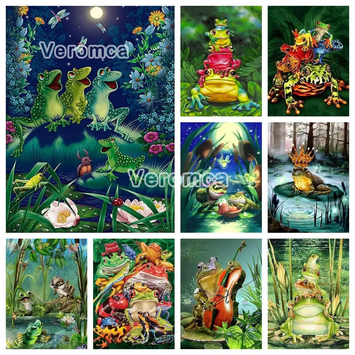 5D Diamond Painting Kits for Kids Frog Cartoon Animals Full Drills Jewel Cross Stitch Embroidery Mosaic Handmade Arts
5D Diamond Painting Kits for Kids Frog Cartoon Animals Full Drills Jewel Cross Stitch Embroidery Mosaic Handmade Arts