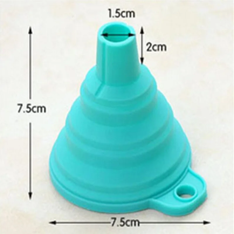 1pcs Mini Foldable Funnel Silicone kitchen gadgets and accessories Collapsible Funnel Folding Portable Funnels Be Hung Household
1pcs Mini Foldable Funnel Silicone kitchen gadgets and accessories Collapsible Funnel Folding Portable Funnels Be Hung Household