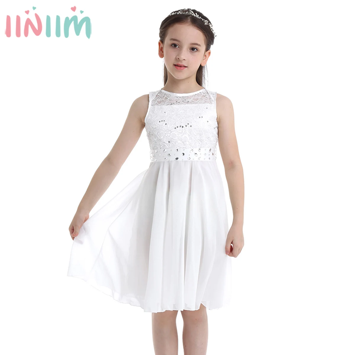 iiniim Lace Chiffon Kids Dresses for Girls Flower Tutu Dress Princess Formal Wedding Vestidos Party Dress Childrens Clothing
iiniim Lace Chiffon Kids Dresses for Girls Flower Tutu Dress Princess Formal Wedding Vestidos Party Dress Childrens Clothing