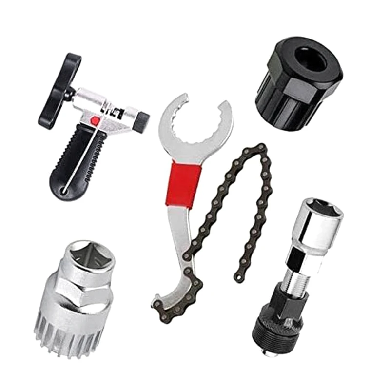 One Set Bicycle Mountain Bike Repair Tool Kit Bottom Bracket Remover Bicycle Chain Breaker Bottom Crank Bracket Removal
One Set Bicycle Mountain Bike Repair Tool Kit Bottom Bracket Remover Bicycle Chain Breaker Bottom Crank Bracket Removal