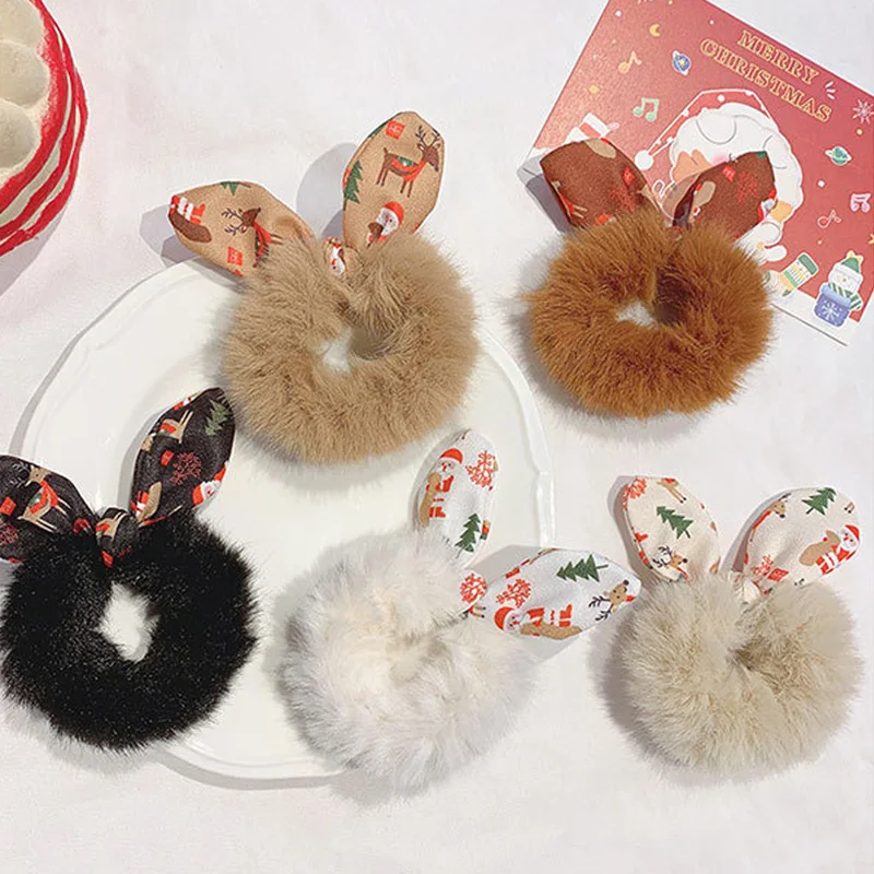 Christmas Hair Scrunchies Elastic Hair Bands For Girls Christmas Ponytail Holders Christmas Velvet Women Hair Accessories
Christmas Hair Scrunchies Elastic Hair Bands For Girls Christmas Ponytail Holders Christmas Velvet Women Hair Accessories