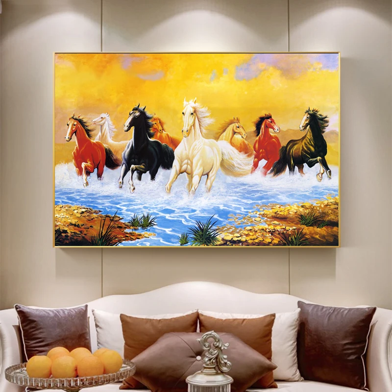 SELFLESSLY ART Running Horse Posters Canvas Pictures Wall Painting For Living Room Animal Modern Home Decor Oil Horses Painting
SELFLESSLY ART Running Horse Posters Canvas Pictures Wall Painting For Living Room Animal Modern Home Decor Oil Horses Painting