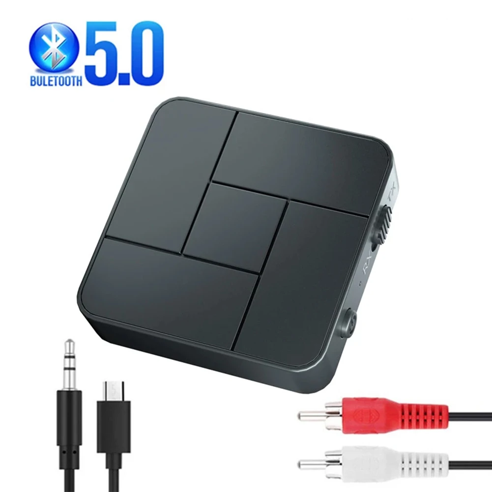 KN326 5.0 Audio Transmitter Receiver 3.5mm AUX Jack RCA Wireless Music Audio Adapter with Mic for Car PC TV Headphones
KN326 5.0 Audio Transmitter Receiver 3.5mm AUX Jack RCA Wireless Music Audio Adapter with Mic for Car PC TV Headphones