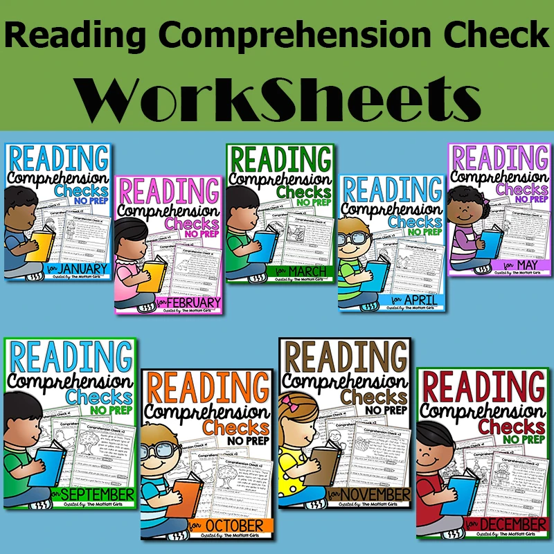 Children Reading Comprehension Checks (THE BUNDLE) Passages/Stories Learning PDF Electronic File
Children Reading Comprehension Checks (THE BUNDLE) Passages/Stories Learning PDF Electronic File