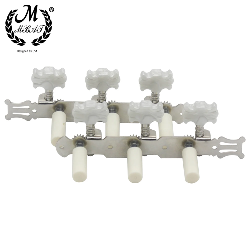 M MBAT Silver Classical Guitar Knob Three-in-One Guitar Knob Button Guitar Tuner Guitar Parts Stringed Instrument Accessories
M MBAT Silver Classical Guitar Knob Three-in-One Guitar Knob Button Guitar Tuner Guitar Parts Stringed Instrument Accessories