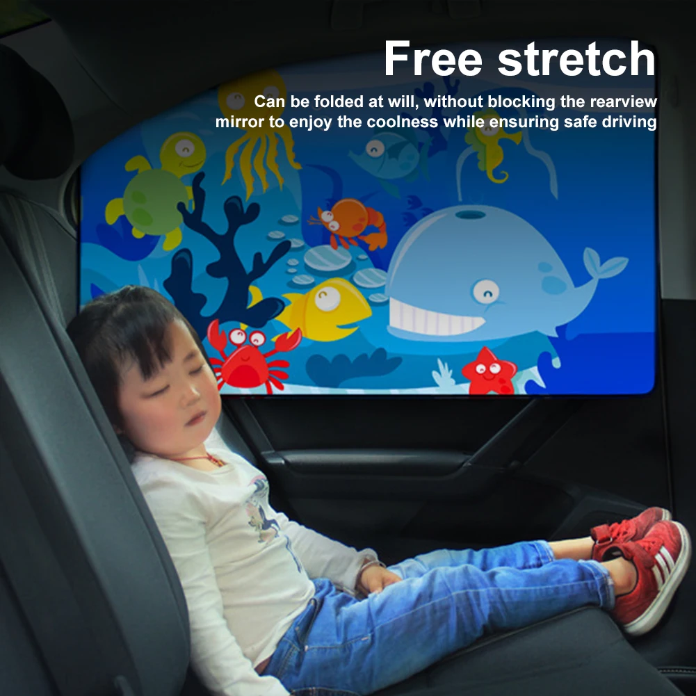 1Pc Car Window Sunshade Cartoon Front Rear Side Window Visor Cover Magnetic UV Protection Sun Visor Universal Car Window Curtain
1Pc Car Window Sunshade Cartoon Front Rear Side Window Visor Cover Magnetic UV Protection Sun Visor Universal Car Window Curtain