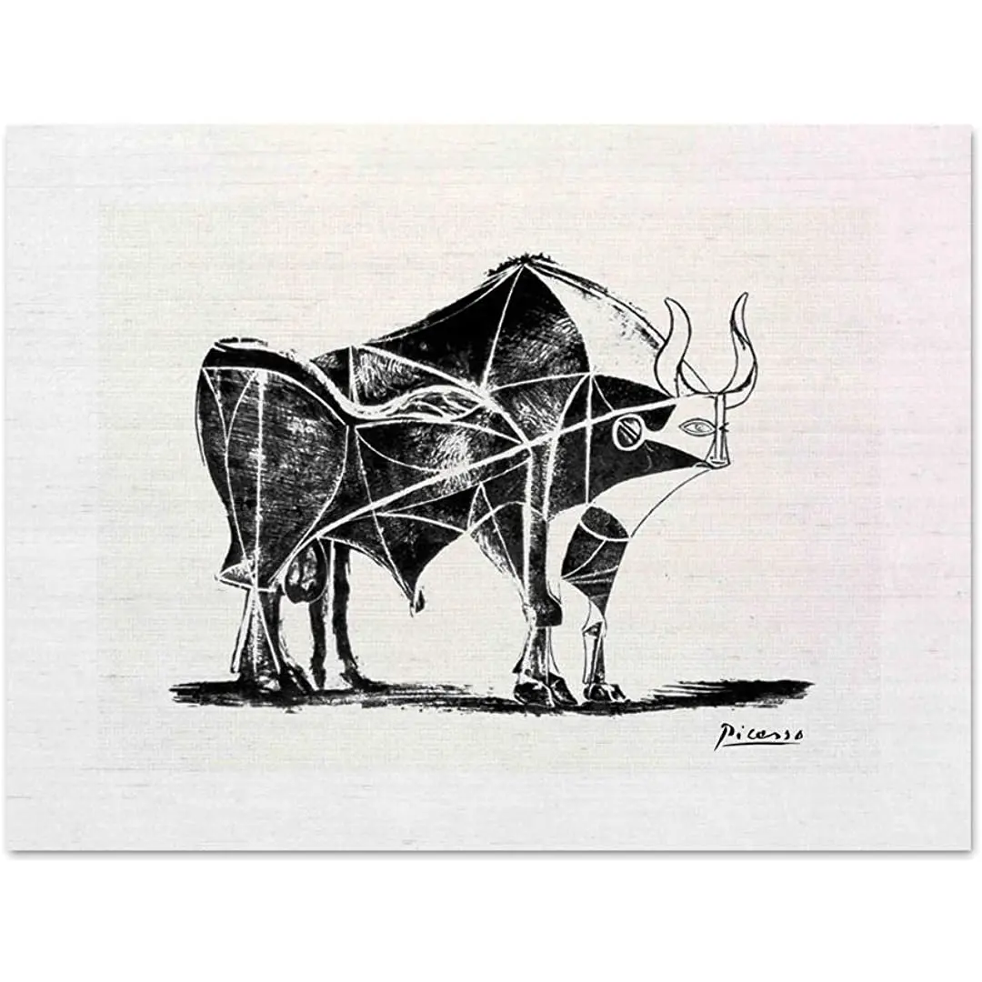 The Bull Abstract Poster Picasso Famous Black and White Canvas Paintings Modern Wall Art Animal Picture Lines Sketch Prints
The Bull Abstract Poster Picasso Famous Black and White Canvas Paintings Modern Wall Art Animal Picture Lines Sketch Prints