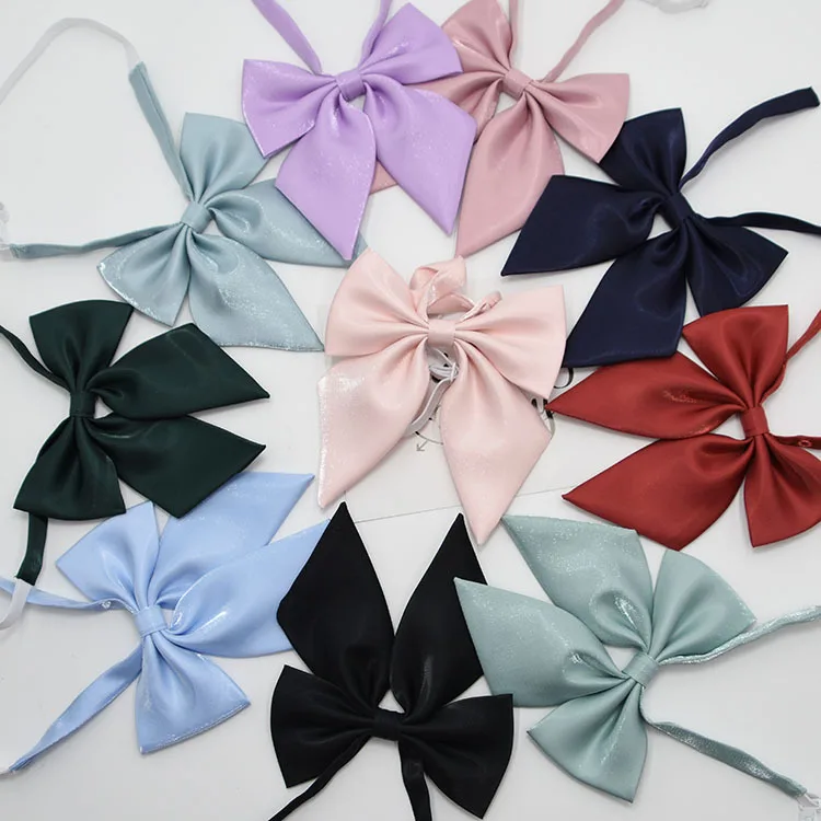 New Women's Solid Collar Bow Tie Women's Cute Bow-knot Japanese Girl Bowtie Butterfly Cravats Suits Jk Uniform Accessories
New Women's Solid Collar Bow Tie Women's Cute Bow-knot Japanese Girl Bowtie Butterfly Cravats Suits Jk Uniform Accessories