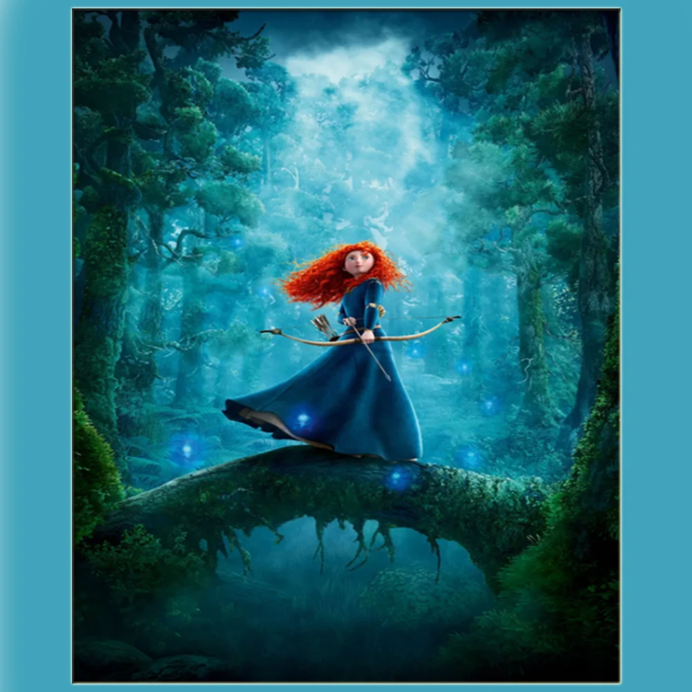 Disney 5D Diy Square Round Diamond Painting "Brave" Cartoon Princess Merida New Rhinestone High Quality Decorative Painting
Disney 5D Diy Square Round Diamond Painting "Brave" Cartoon Princess Merida New Rhinestone High Quality Decorative Painting