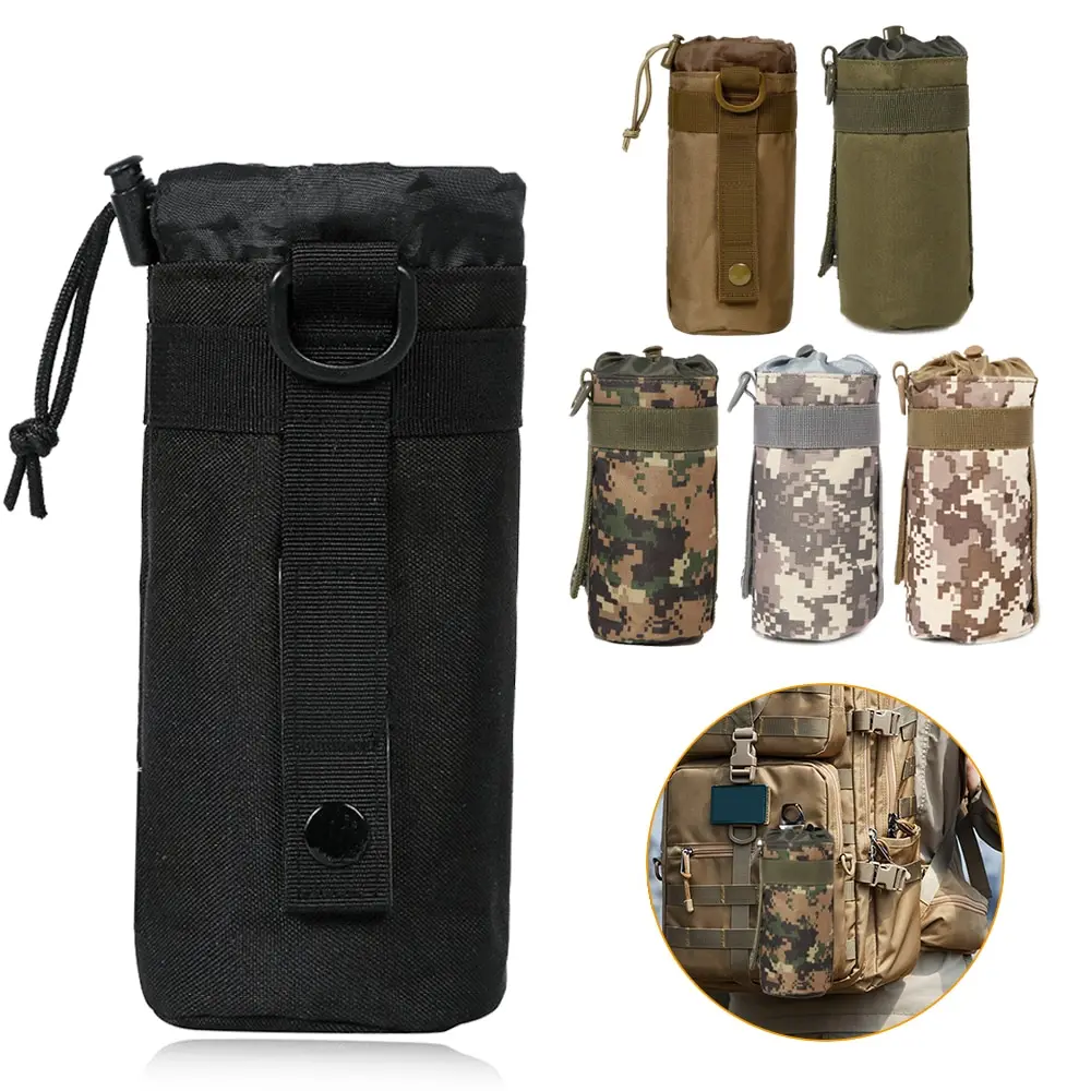 Upgraded Tactical Molle Water Bottle Pouch Bag Military Outdoor Travel Hiking Drawstring Water Bottle Holder Kettle Carrier Bag
Upgraded Tactical Molle Water Bottle Pouch Bag Military Outdoor Travel Hiking Drawstring Water Bottle Holder Kettle Carrier Bag