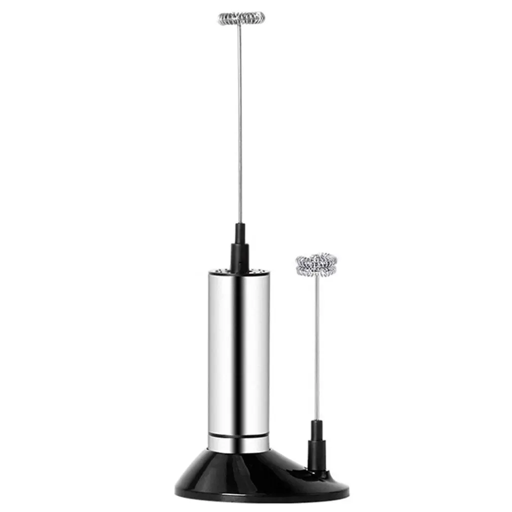 Electric Milk Frother Whisk Hand Milk Foamer Kitchen Mixer For Coffee Cappuccino Egg Beater Drinks Blender With Stand
Electric Milk Frother Whisk Hand Milk Foamer Kitchen Mixer For Coffee Cappuccino Egg Beater Drinks Blender With Stand