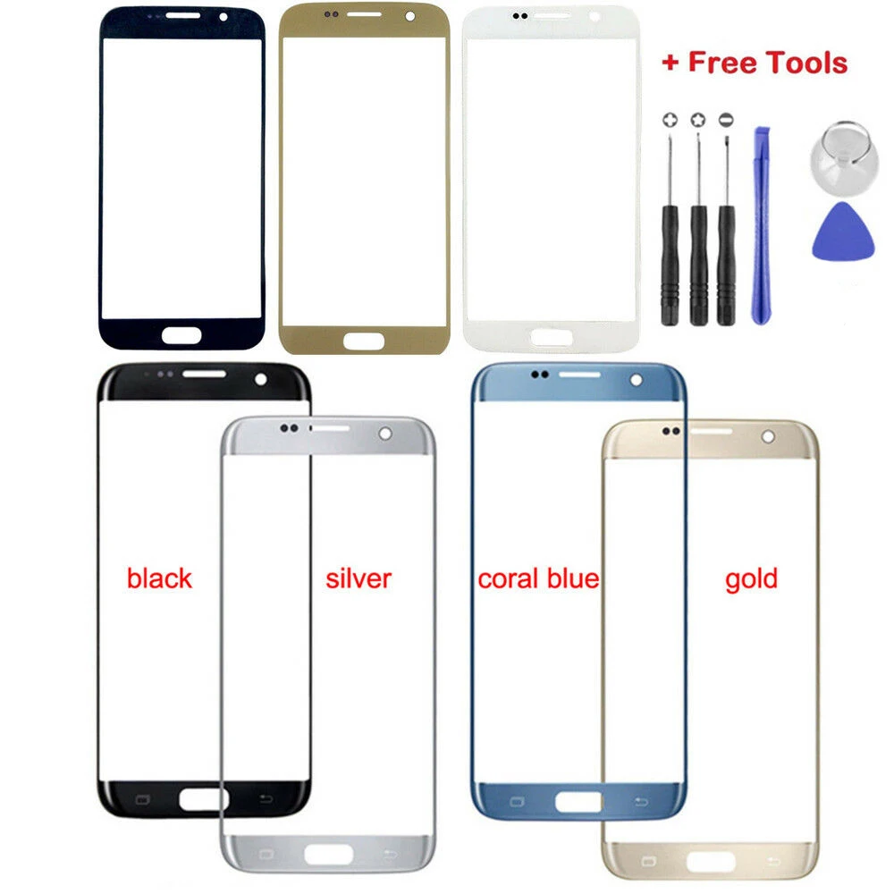 Для Samsung Galaxy S7 G930/S7 edge G935 A +++ переднее внешнее стекло Объектив экран