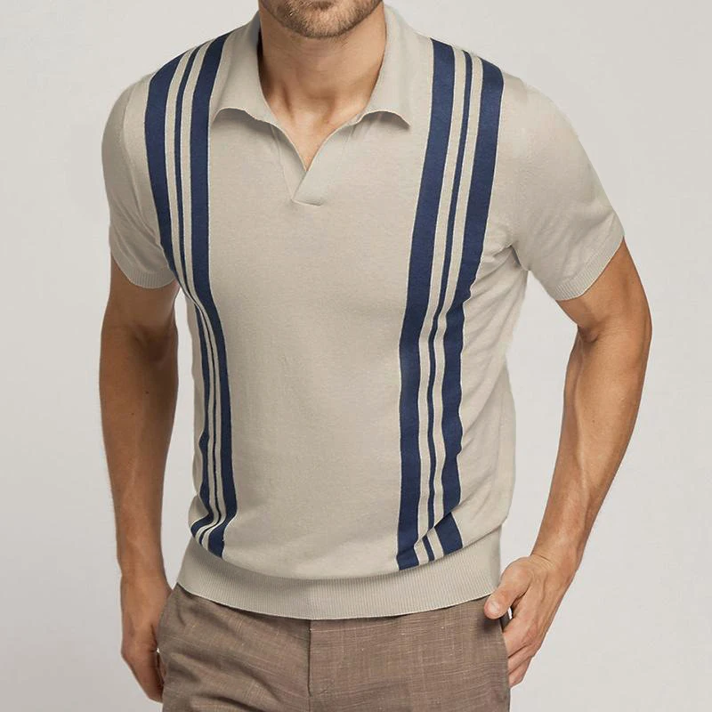 2021 Fashion Striped Men's Short Sleeve Polo Shirts Summer Slim Turn-down Collar Tops Buttons Polo Shirt Men Casual Streetwear
2021 Fashion Striped Men's Short Sleeve Polo Shirts Summer Slim Turn-down Collar Tops Buttons Polo Shirt Men Casual Streetwear