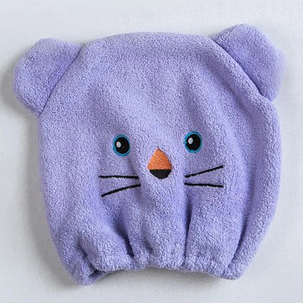 5 colors Cartoon Cute Animal Towel Soft Hair Wrapped Thicken Quickly Dry Elastic Bath Hat Home Shower Cap Super Absorbent
5 colors Cartoon Cute Animal Towel Soft Hair Wrapped Thicken Quickly Dry Elastic Bath Hat Home Shower Cap Super Absorbent