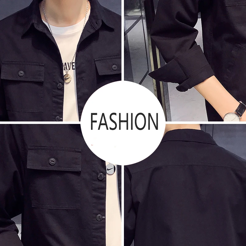 Spring Autumn New Men's Casual Cotton Solid Long Sleeve Loose Style Shirt Male Comfortable Shirts For Men Shirt CS023
Spring Autumn New Men's Casual Cotton Solid Long Sleeve Loose Style Shirt Male Comfortable Shirts For Men Shirt CS023