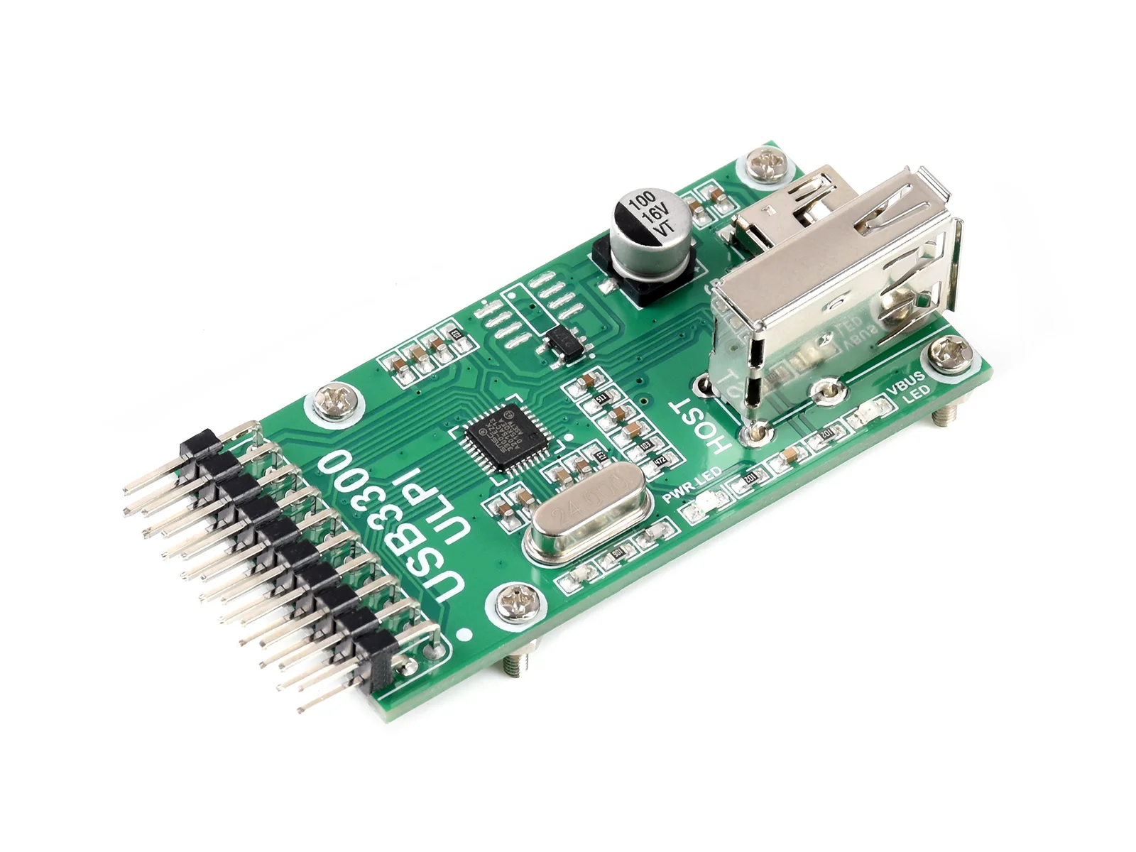 USB3300 USB HS плата хост OTG PHY ULPI коммуникационный модуль макетная плата 
USB3300 USB HS плата хост OTG PHY ULPI коммуникационный модуль макетная плата