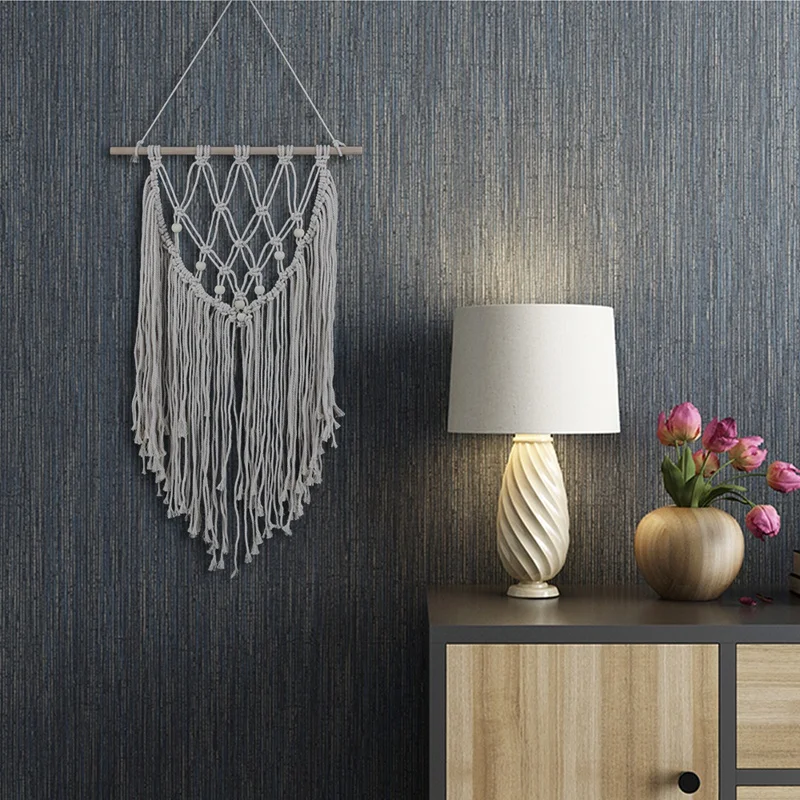 Bohemian Woven Wall Hanging Macrame Handmade Tassel Art Wall Cotton Ornaments Boho Tapestry Decor for Home Wall Decor
Bohemian Woven Wall Hanging Macrame Handmade Tassel Art Wall Cotton Ornaments Boho Tapestry Decor for Home Wall Decor