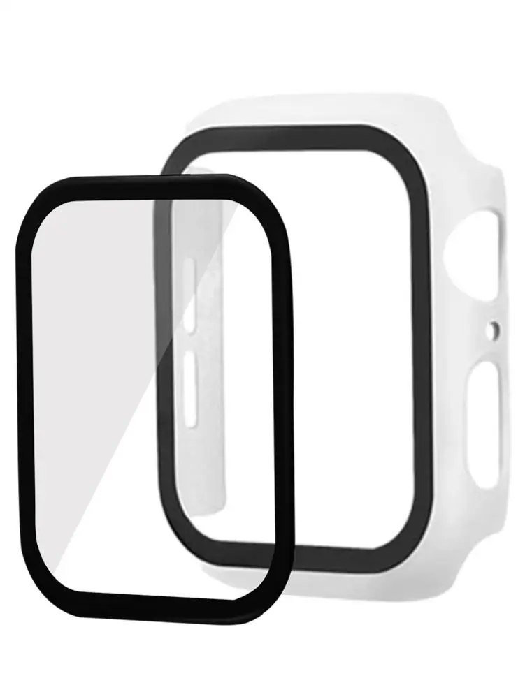 Защитный чехол для часов Apple Watch 4/5/SE/6 поколения, универсальная закаленная пленка из поликарбоната, встроенный прозрачный чехол
Защитный чехол для часов Apple Watch 4/5/SE/6 поколения, универсальная закаленная пленка из поликарбоната, встроенный прозрачный чехол