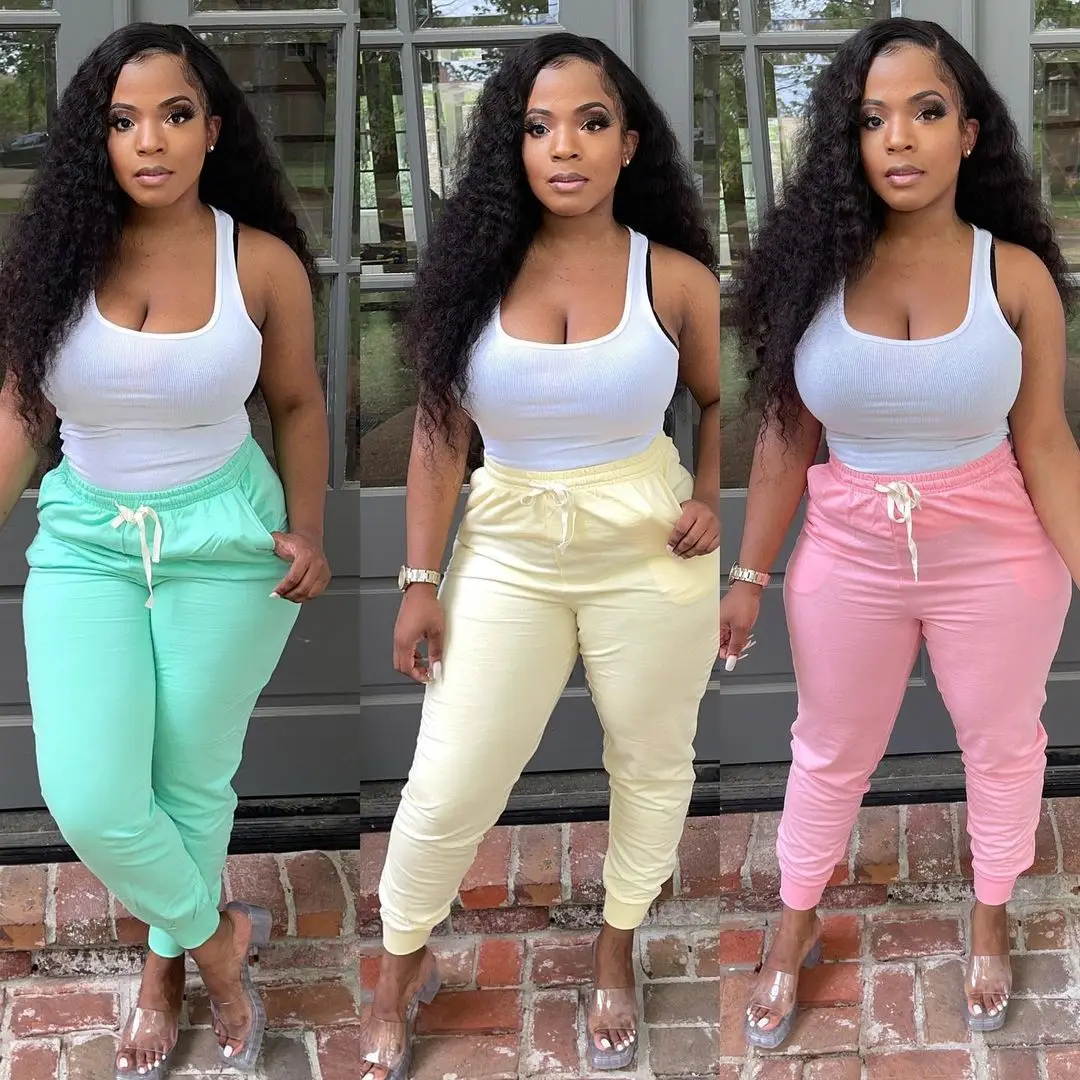Casaul Women Joggers Long Pants Drawstring With Pocket Sportwear Streetwear Summer Clothes For Women Outfit
Casaul Women Joggers Long Pants Drawstring With Pocket Sportwear Streetwear Summer Clothes For Women Outfit