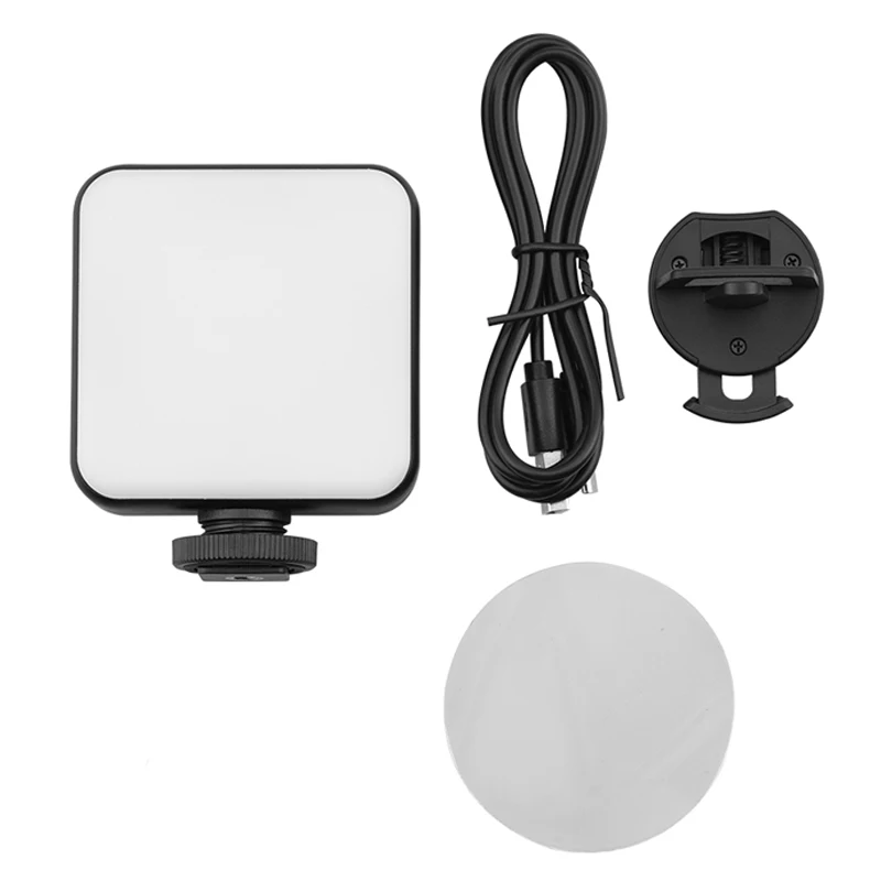 64LED 6W Mini Video Light 2000MAh 2500-5600K Zoom Lighting Photographic Lighting Bright Meeting, Live Vlog Fill Light
64LED 6W Mini Video Light 2000MAh 2500-5600K Zoom Lighting Photographic Lighting Bright Meeting, Live Vlog Fill Light