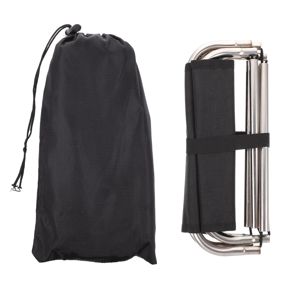 1pc Portable Fishing Stool Folding Fishing Stool Outdoor Camping Chair