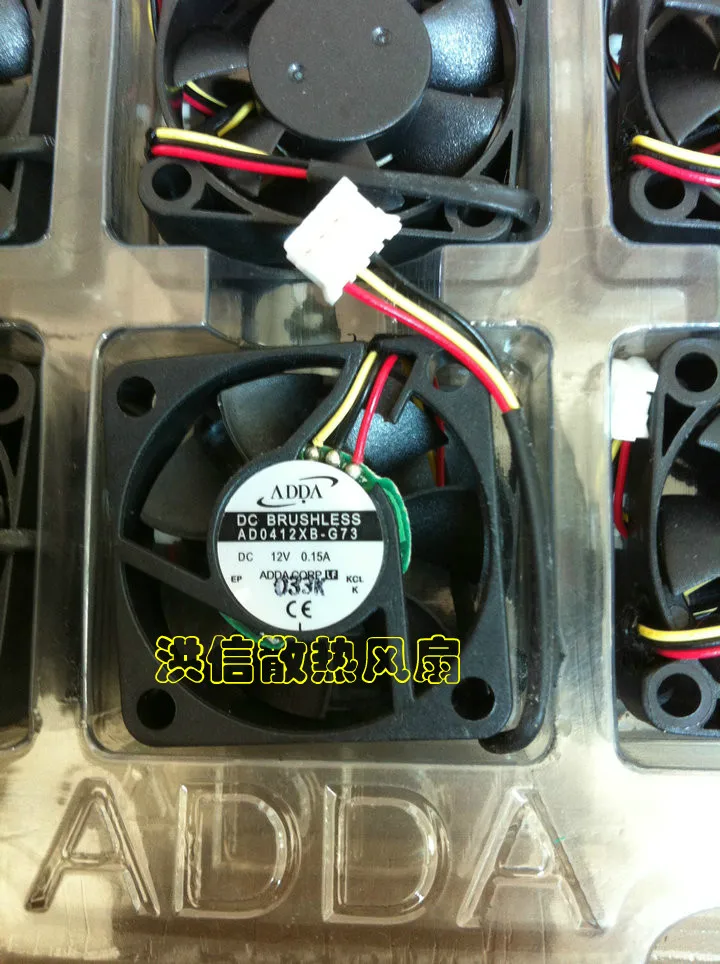 New and original ADDA 4010 DC12V 0.15A 4cm ultra thin fan 40 * 40 * 10mmAD0412XB-G73
New and original ADDA 4010 DC12V 0.15A 4cm ultra thin fan 40 * 40 * 10mmAD0412XB-G73