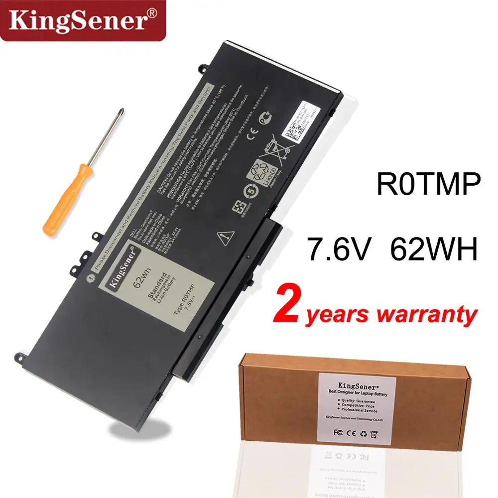 Kingsener ROTMP Laptop Battery For Dell Latitude 14 5450 E5450 15 5550 E5550 Series Notebook 7.6V 62WH
Kingsener ROTMP Laptop Battery For Dell Latitude 14 5450 E5450 15 5550 E5550 Series Notebook 7.6V 62WH