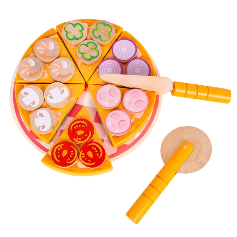 1 Set Early Education Wooden Play House Toy, Combination Shape Simulation Vegetable Mushroom Pizza for Dichotomy Party
1 Set Early Education Wooden Play House Toy, Combination Shape Simulation Vegetable Mushroom Pizza for Dichotomy Party