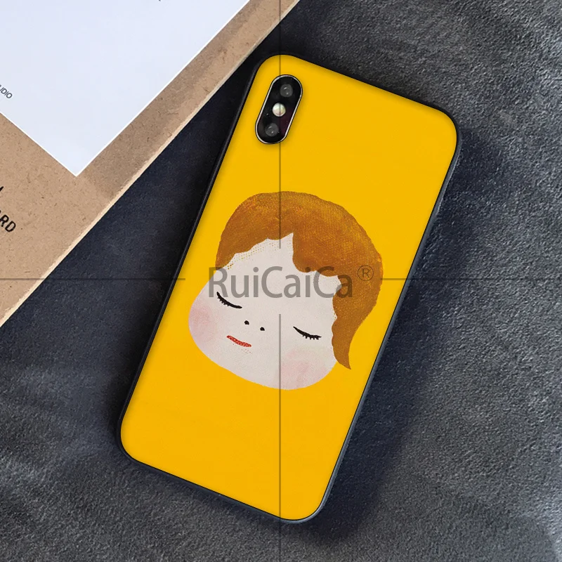 Ruicaica Nara Michi мягкий чехол для телефона с куклами лунатиками из ТПУ Apple iPhone 8 7 6 6S Plus X