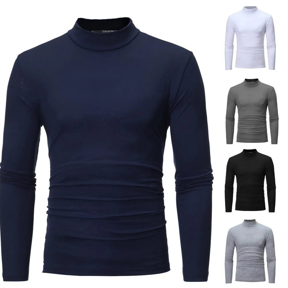 Oversize Men Fashion Warm Half High Collar Basic Solid BottomT-shirt Pullover Intimates Soft Breathable Long Blouse Johns Tops
Oversize Men Fashion Warm Half High Collar Basic Solid BottomT-shirt Pullover Intimates Soft Breathable Long Blouse Johns Tops