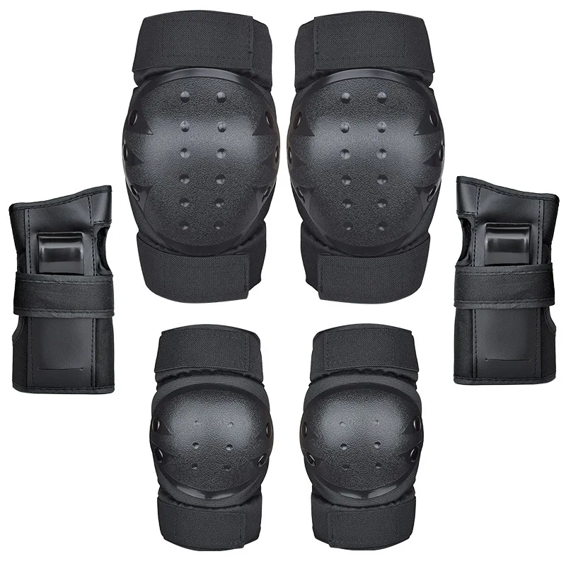 Kids Adults Knee and Elbow Pads with Wrist Guards Protective Gear Set Skateboard Protective Gear 6pcs Set S/M/L TK-ing
Kids Adults Knee and Elbow Pads with Wrist Guards Protective Gear Set Skateboard Protective Gear 6pcs Set S/M/L TK-ing