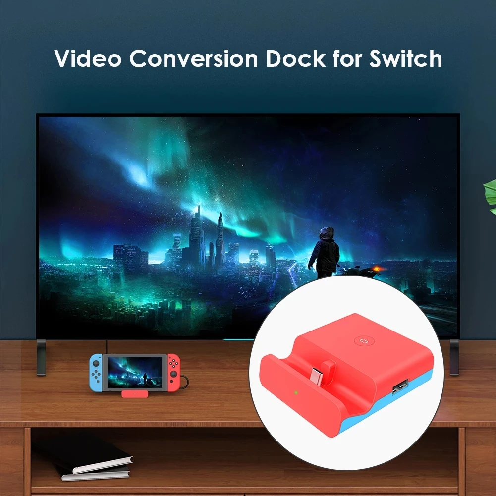 1PCS Video Converter Charging Dock Holder For Nintendo Switch Portable HDMI TV Extender Type-C Port Phone Charger Host Bracket
1PCS Video Converter Charging Dock Holder For Nintendo Switch Portable HDMI TV Extender Type-C Port Phone Charger Host Bracket