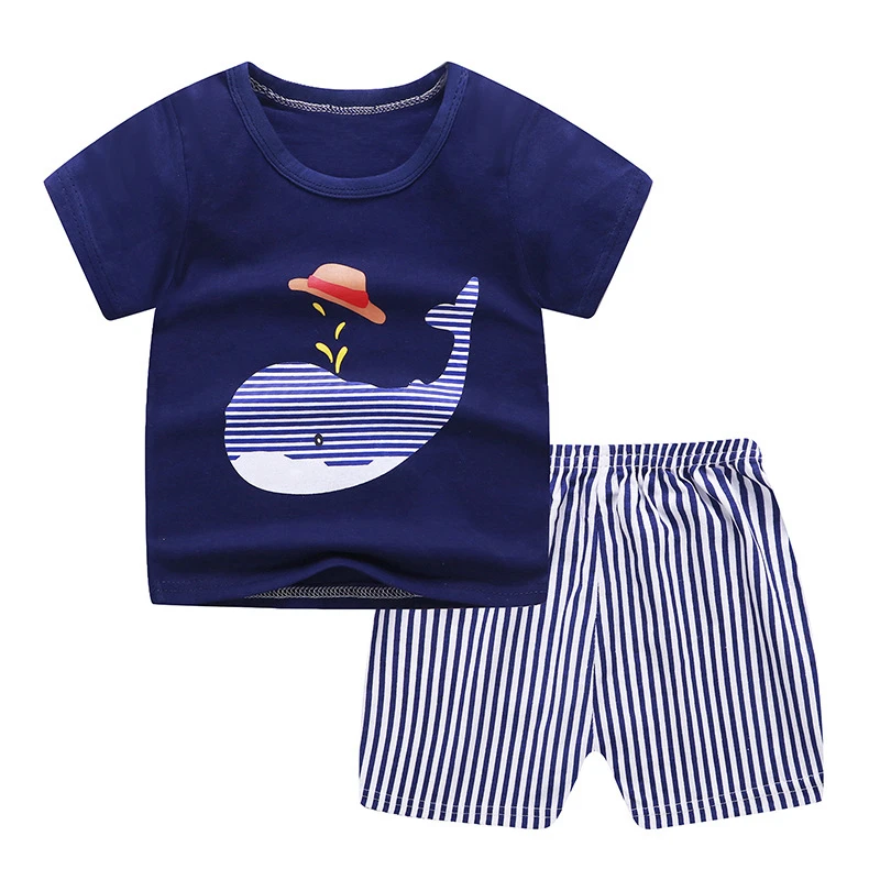 Summer Children's Clothing Set for Children Kids Tshirt Pants Cartoon Birthday Outfit Boy Girl Cotton Suits Short Sleeve T-shirt
Summer Children's Clothing Set for Children Kids Tshirt Pants Cartoon Birthday Outfit Boy Girl Cotton Suits Short Sleeve T-shirt