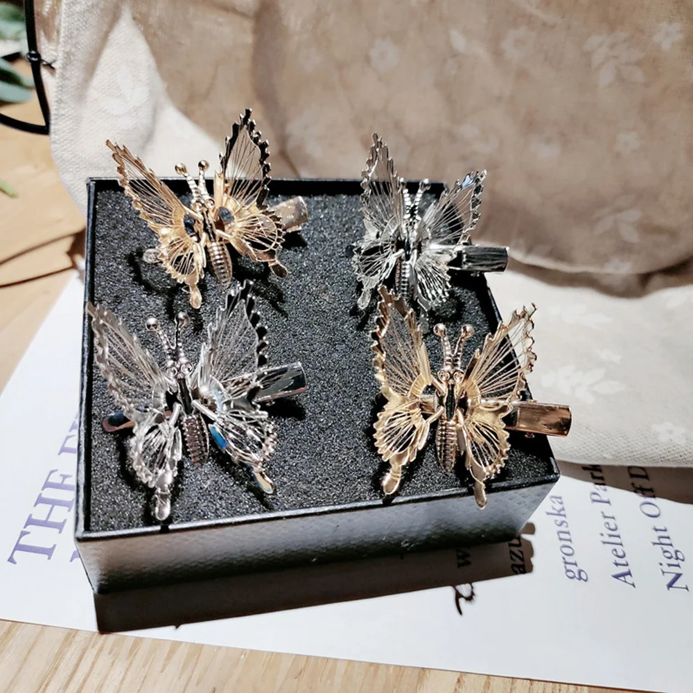 Korean Simulation Butterfly Hair Clip Hairpin For Women Girl Headdress Rhinestone Duckbill Barrettes Pin Hair Accessories
Korean Simulation Butterfly Hair Clip Hairpin For Women Girl Headdress Rhinestone Duckbill Barrettes Pin Hair Accessories
