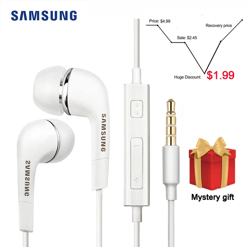 Samsung EHS64 проводные наушники 3,5 мм, вкладыши с микрофоном, проводной контроллер, Поддержка Android для Xiaomi Huawei
Samsung EHS64 проводные наушники 3,5 мм, вкладыши с микрофоном, проводной контроллер, Поддержка Android для Xiaomi Huawei