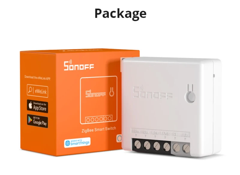 SONOFF Zigbee 3.0 Smart Switch Sonoff MINI Zigbee Switch Wireless Light Switch Wireless Remote Control Alexa Google Home Voice
SONOFF Zigbee 3.0 Smart Switch Sonoff MINI Zigbee Switch Wireless Light Switch Wireless Remote Control Alexa Google Home Voice