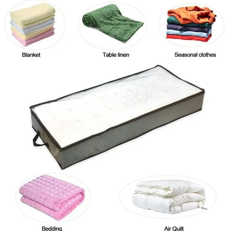 1PCS Foldable Under Bed Bags Large Under Bed Storage Boxes Thick Breathable Underbed Clothes Storage Bags Zippered Organizer
1PCS Foldable Under Bed Bags Large Under Bed Storage Boxes Thick Breathable Underbed Clothes Storage Bags Zippered Organizer
