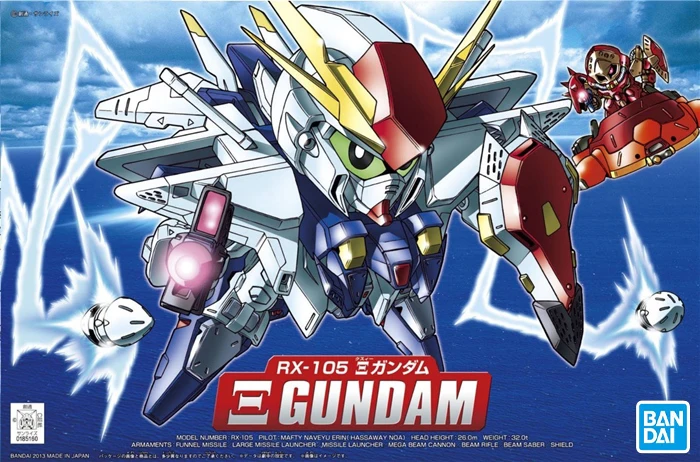 Bandai SD Gundam BB 386 RX-105 Hathaways Flash Assembly Model Anime Figures Favorites Collect Ornaments
Bandai SD Gundam BB 386 RX-105 Hathaways Flash Assembly Model Anime Figures Favorites Collect Ornaments