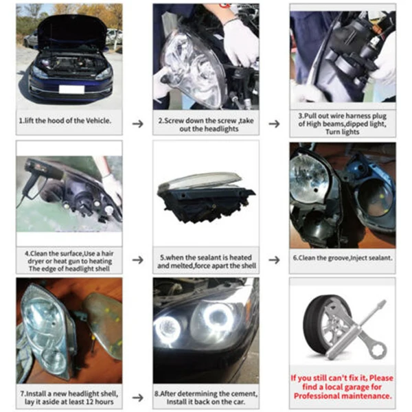 2Pcs Car Clear Headlight Lens Cover Replacement Headlight Cover for Golf 7 Mk7 2014 2015 2016 2017
2Pcs Car Clear Headlight Lens Cover Replacement Headlight Cover for Golf 7 Mk7 2014 2015 2016 2017