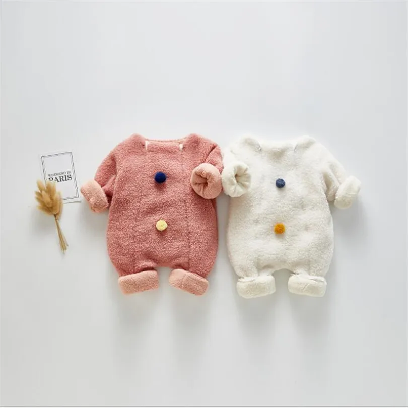 Baby Snowsuit Baby Winter Clothes Newborn Baby Romper Fleece Thick Warm Baby Girl Romper Pompom Baby Jumpsuit Baby Boy Romper
Baby Snowsuit Baby Winter Clothes Newborn Baby Romper Fleece Thick Warm Baby Girl Romper Pompom Baby Jumpsuit Baby Boy Romper