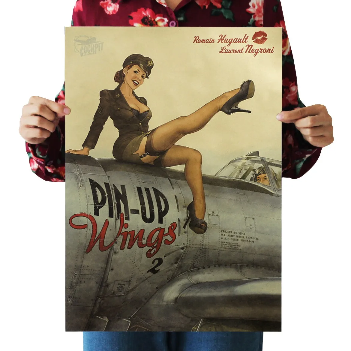 World War II sexy girl Kraft Paper Poster Home Room Decoration Painting Core 50.5x35cm
World War II sexy girl Kraft Paper Poster Home Room Decoration Painting Core 50.5x35cm