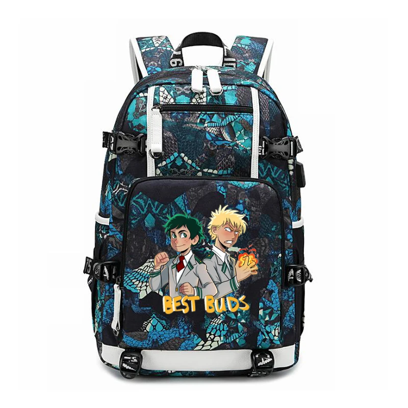 My Hero Academia Men's Notebook Backpack Laptop Bag Anime Students 18 Inch School Bag Rucksack Waterproof Travel Casual Bagpack
My Hero Academia Men's Notebook Backpack Laptop Bag Anime Students 18 Inch School Bag Rucksack Waterproof Travel Casual Bagpack