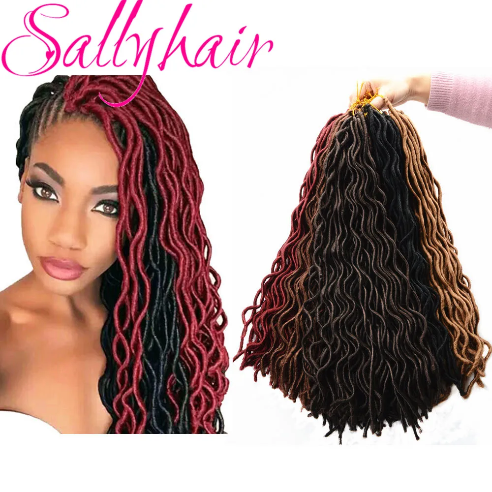 Sallyhair 6 Packs 24 Strands/Pack 8 Colors Faux Locs Curly Synthetic Crochet Braids Hair Extension Locks Bug Black
Sallyhair 6 Packs 24 Strands/Pack 8 Colors Faux Locs Curly Synthetic Crochet Braids Hair Extension Locks Bug Black